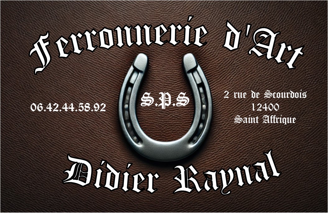 Ferronerie d'Art Raynal — Recto